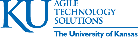 Logo Agile Technology Solutions (ATS) center at the University of Kansas 