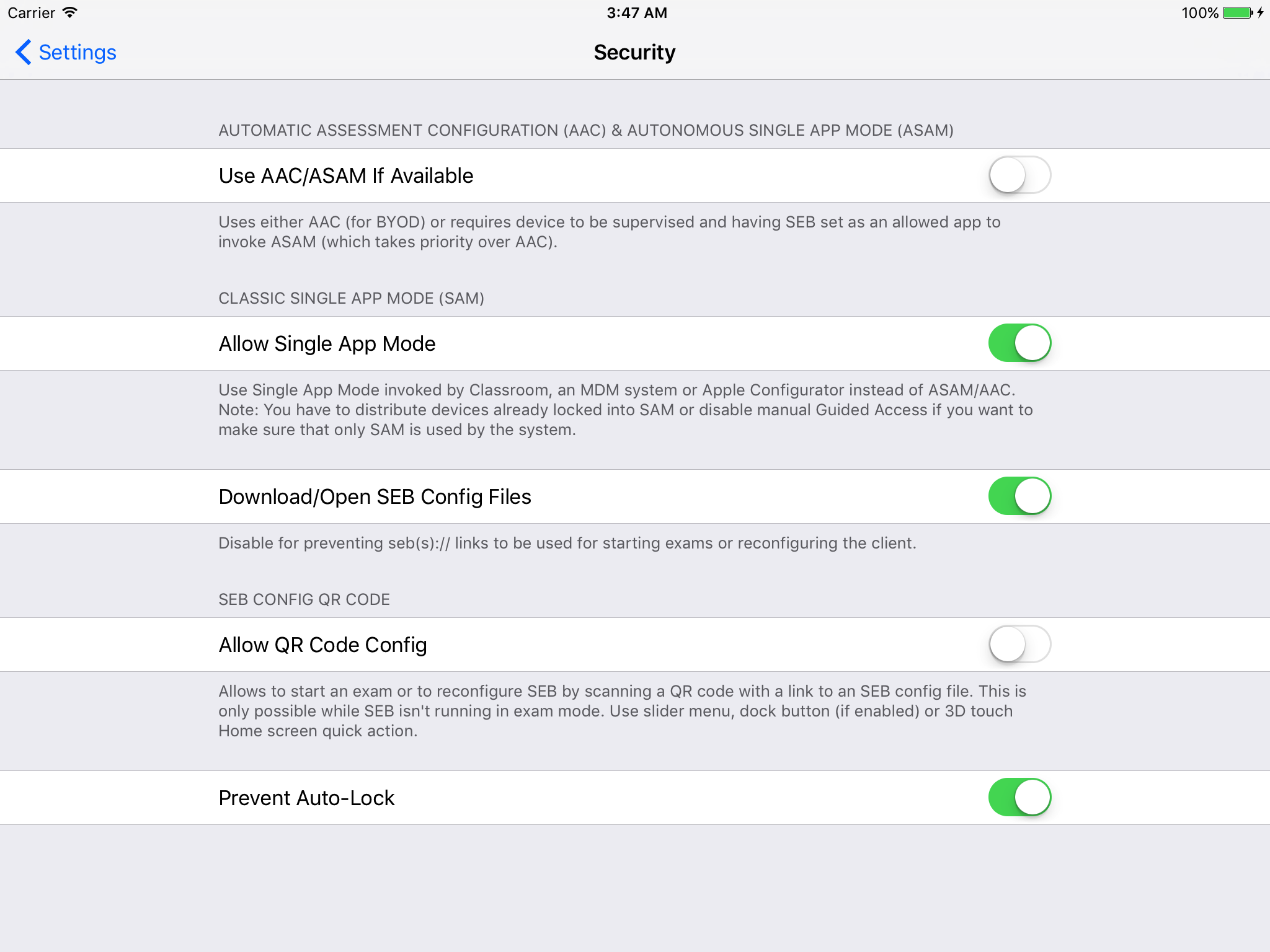 Safe Exam Browser for ios download free