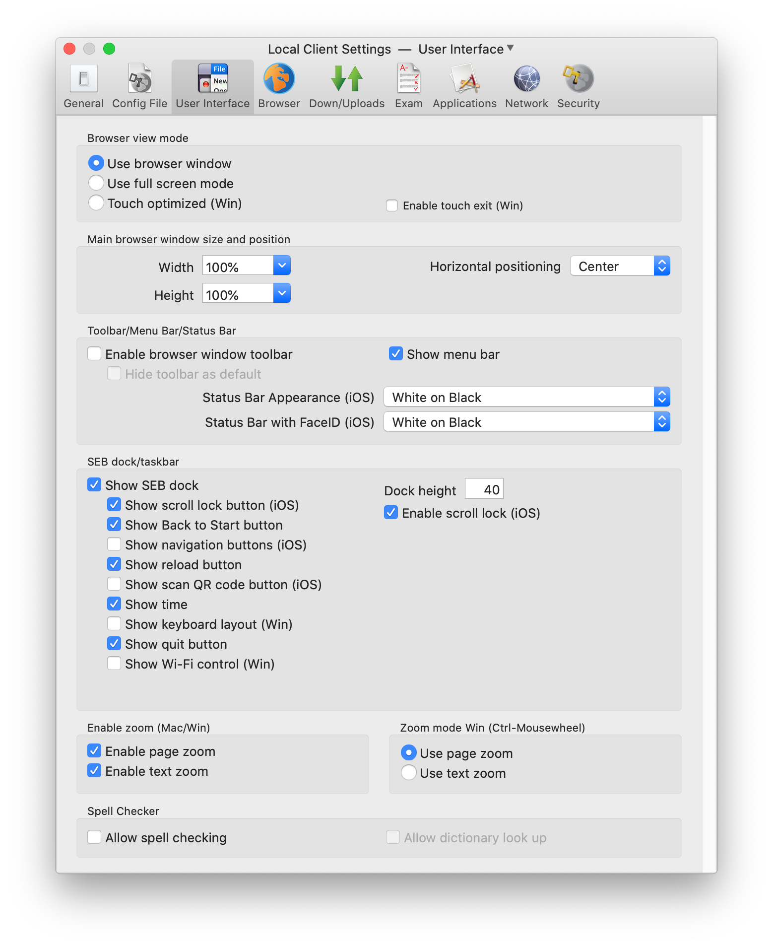 webcam settings mac os